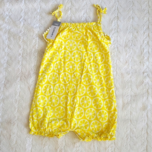 NWT Carter's 24M Lemon Romper - Picture 8 of 8